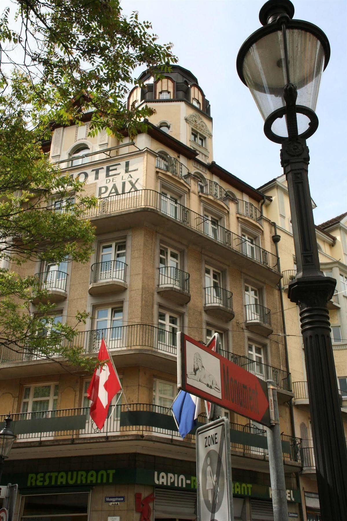 Hotel De La Paix Lucerne Екстер'єр фото